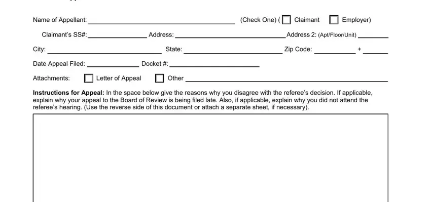 part 1 to completing illinois notice appeal form