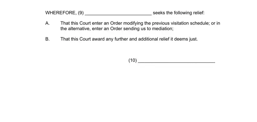 petition to modify child support in illinois WHEREFORE   seeks the following, That this Court enter an Order, and That this Court award any further fields to insert