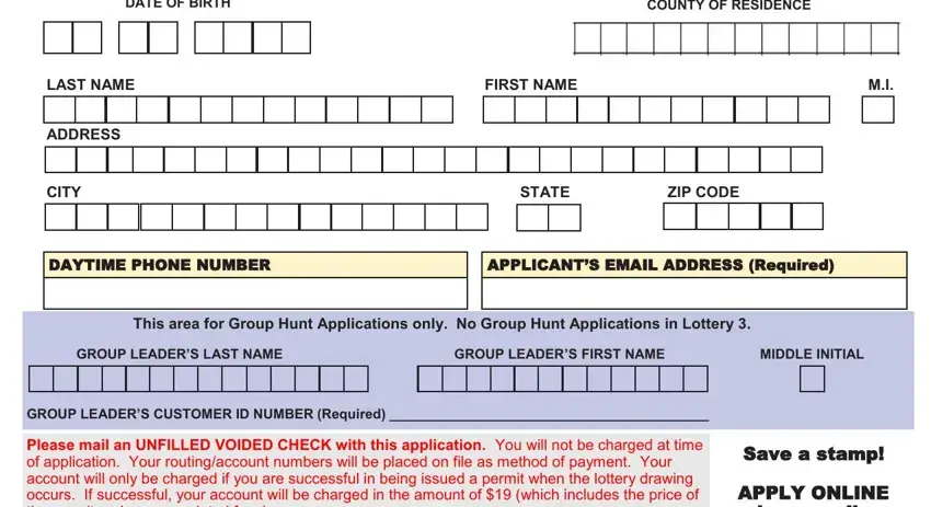 step 2 to filling out illinois youth turkey season 2021