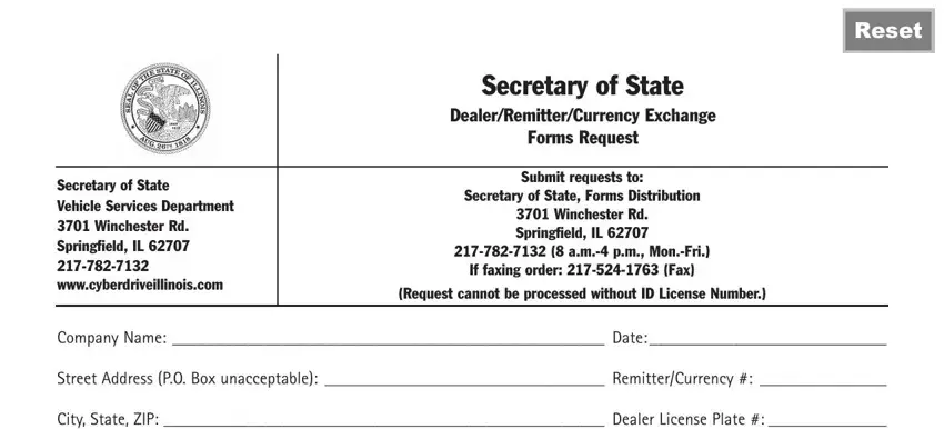 Illinois VSD 190 Form ≡ Fill Out Printable PDF Forms Online