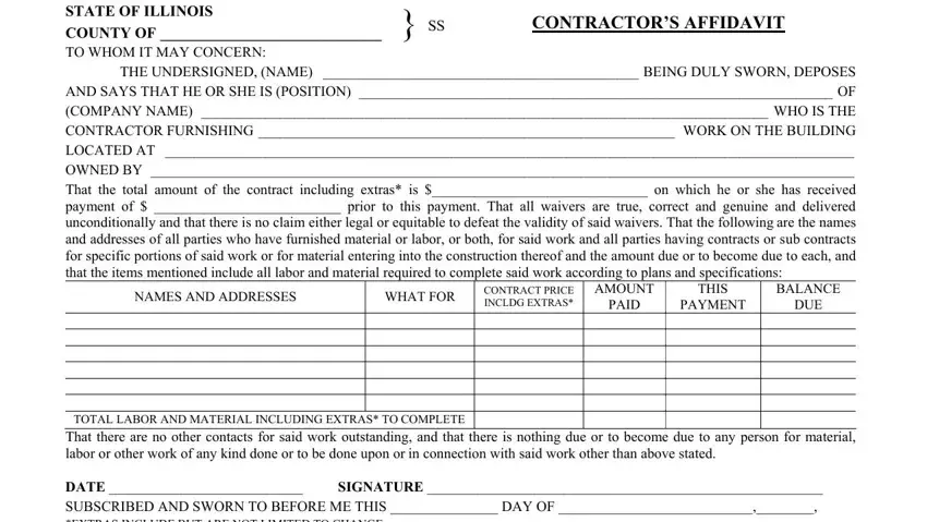 Illinois Waiver Of Lien ≡ Fill Out Printable Pdf Forms Online 5567