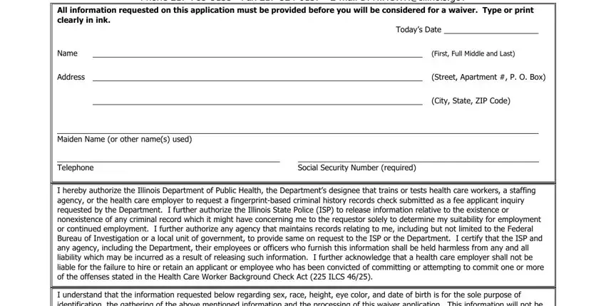 stage 1 to writing state illinois waiver