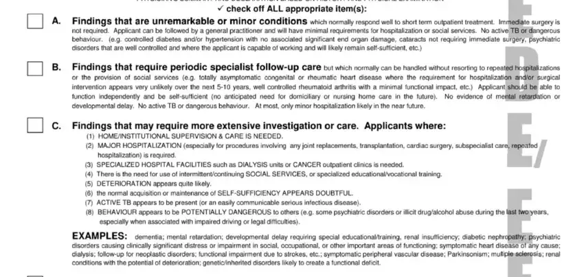 imm 1017b upfront medical report form pdf checkoffALLappropriateitems fields to complete