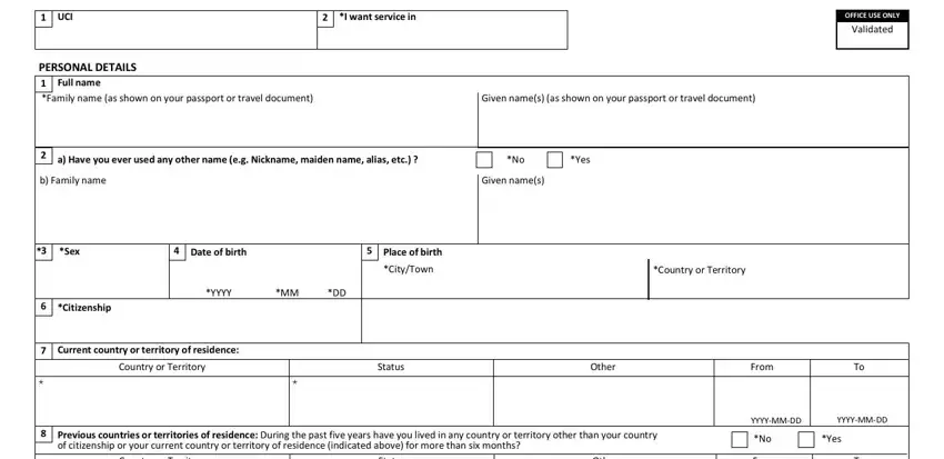 part 1 to writing imm1294 form canada