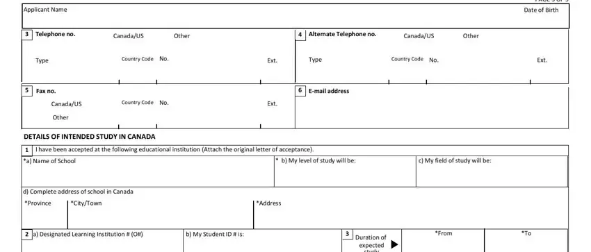 Filling out imm1294 form canada part 5