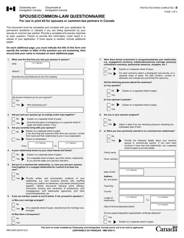 Imm 5285 Form Preview