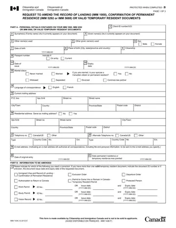 Imm 5292 Form Preview