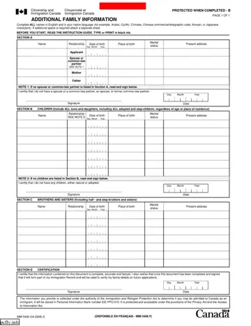 Imm 5406 Form Preview