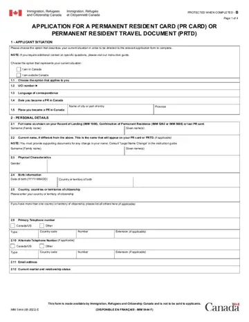 IMM  5444 E Form Preview