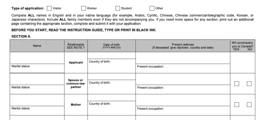 imm 5645 form 2020 pdf download empty fields to complete