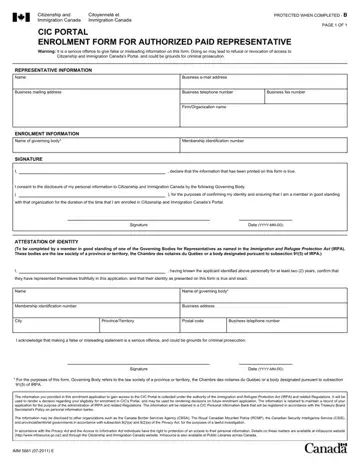 IMM 5661 Form Preview