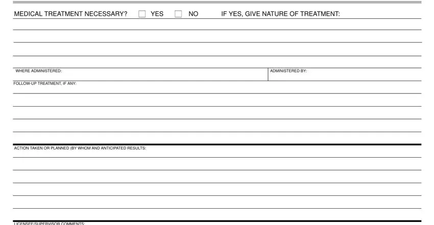 stage 4 to completing unusual incident report form california