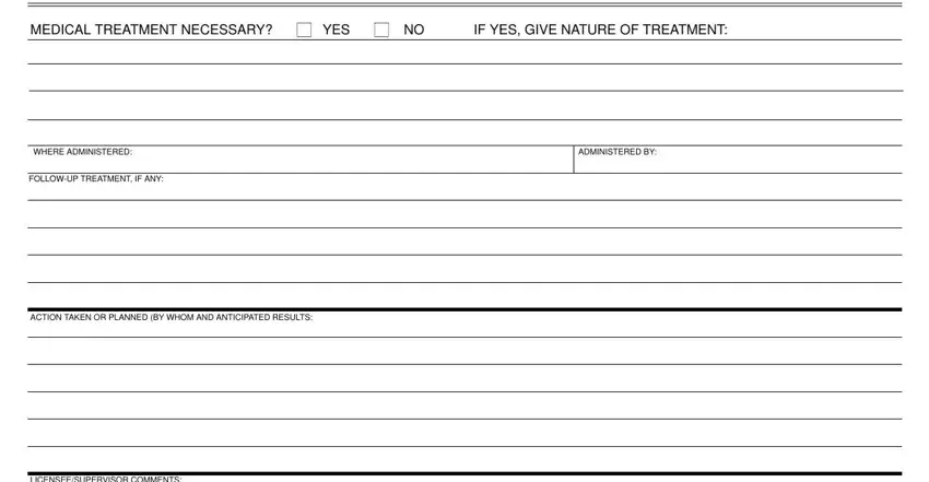 medical incident report form