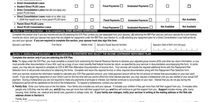 Finishing fedloan servicing income based repayment form stage 4