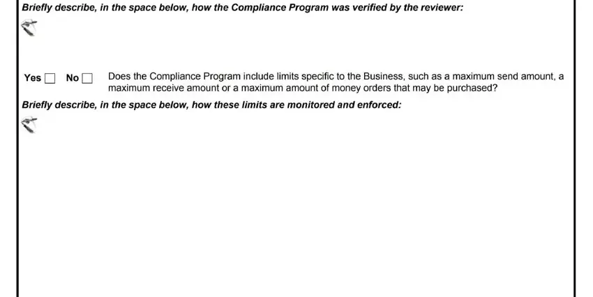Completing fincen msb independent review form part 4