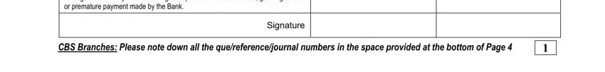 Filling in indian bank forms download step 3