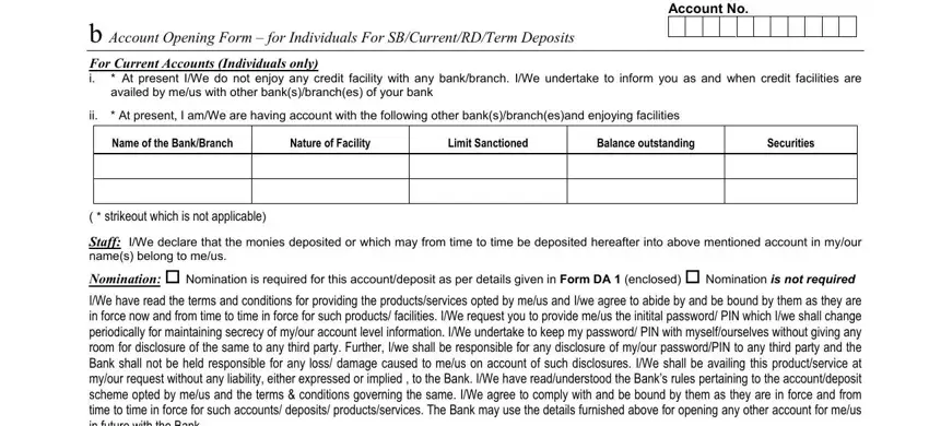 step 5 to completing indian bank forms download