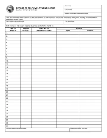 Indiana State 43931 Form Preview