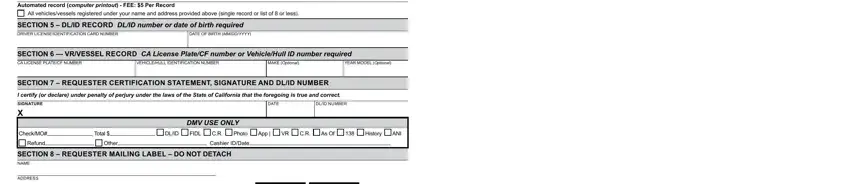 stage 2 to entering details in inf 1125