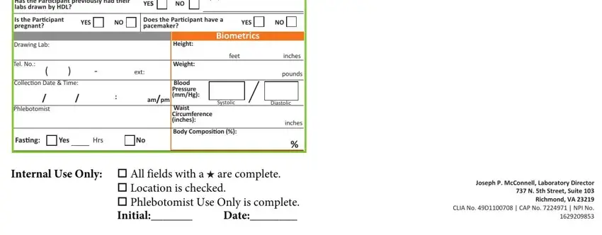 Entering details in inova health screening employees part 3