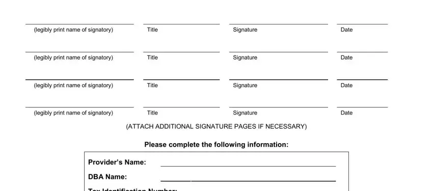 stage 2 to completing florida medicaid provider agreement form