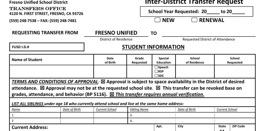 part 1 to filling in fusd transfer