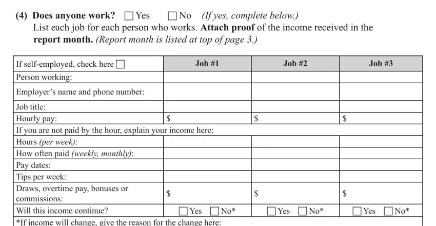 Filling in snap oregon form part 4