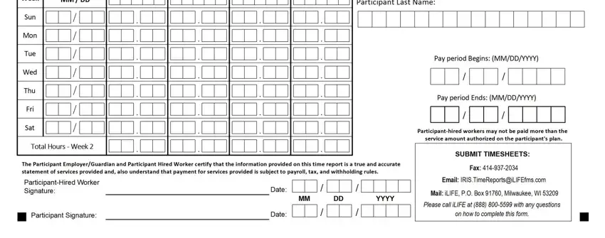 part 2 to finishing ilife time sheet printable