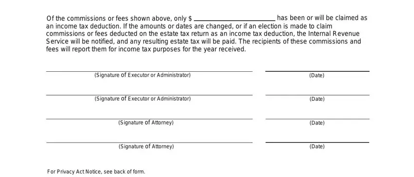 step 2 to finishing irs form 4421 instructions
