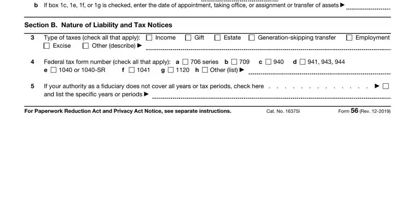 part 2 to completing form 56 instructions