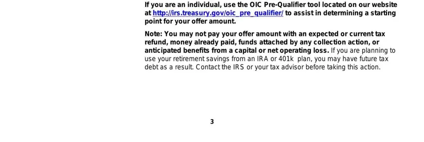 stage 4 to filling out form 656 a