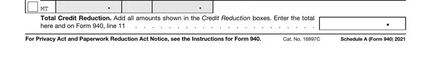 stage 3 to completing 940 form for 2020