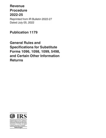 Irs Publication 1179 Form Preview