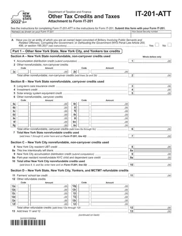 It 201 Att Tax Form Preview