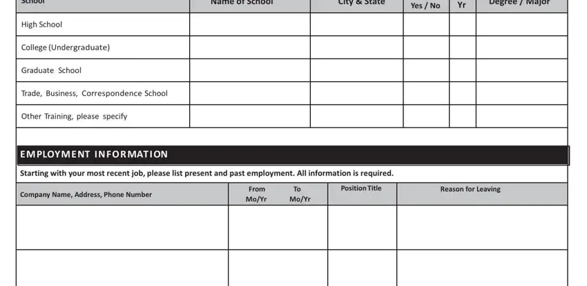 stage 4 to filling out jamba juice application