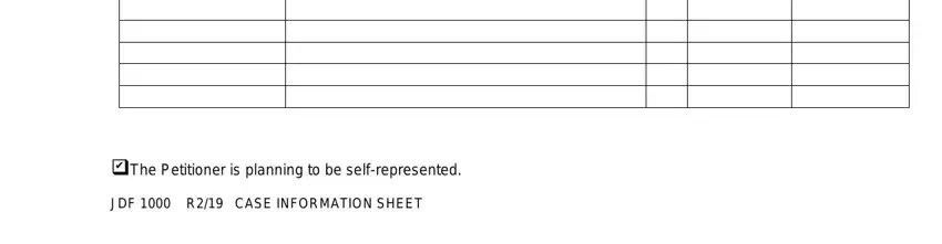 step 3 to finishing child custody paper jdf 1000 form