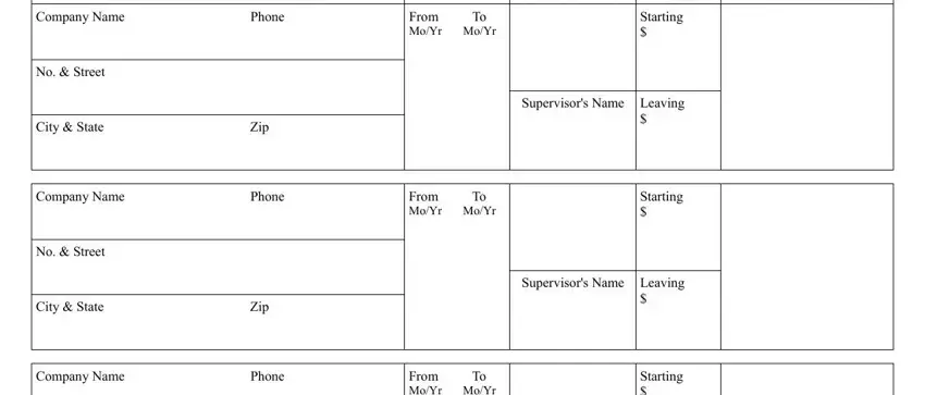 stage 2 to filling out jeans warehouse application form