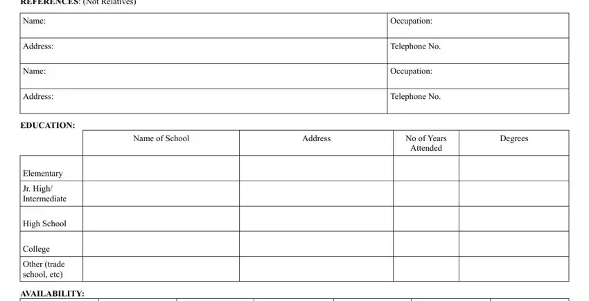 step 4 to finishing jeans warehouse application form