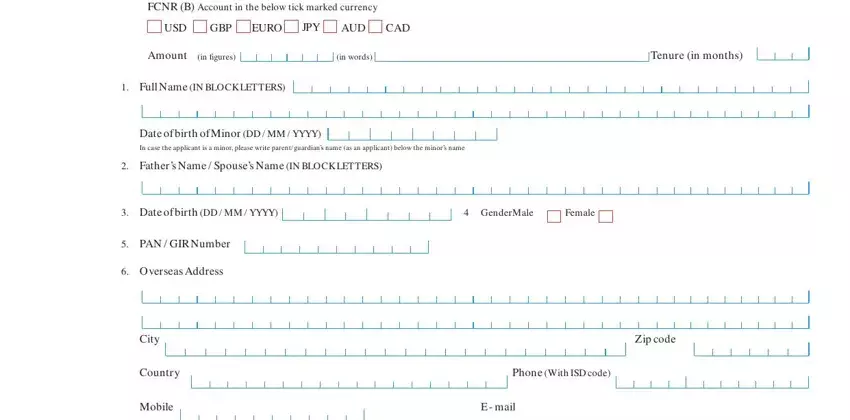 Filling out j k bank account transfer application step 2