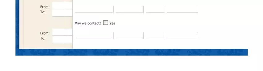 round table application print out From, From, Maywecontact, and Yes blanks to fill