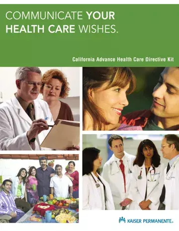 Kaiser Health Care Directive Preview