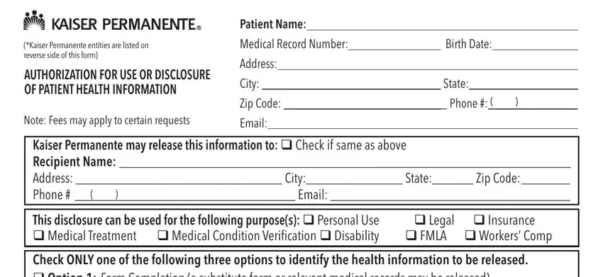 permanente claim spaces to fill out