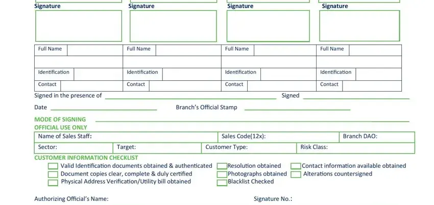 Filling out kcb registration part 5