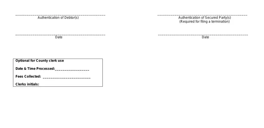 Filling out kentucky lien statement stage 2