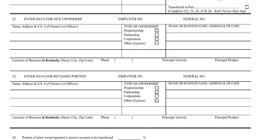 Completing kentucky unemployment pay order form stage 5