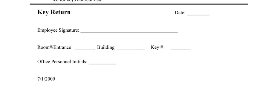 part 2 to filling out key policy for employees template