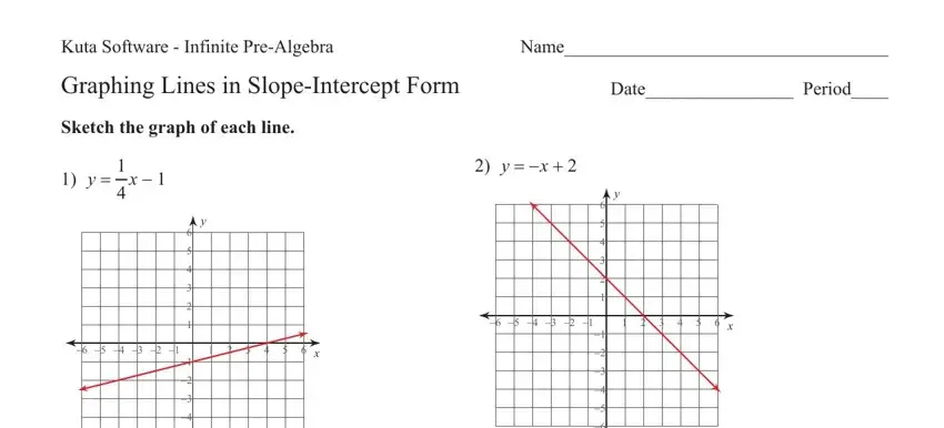 stage 2 to entering details in kuta software graphing lines in slope intercept form answers