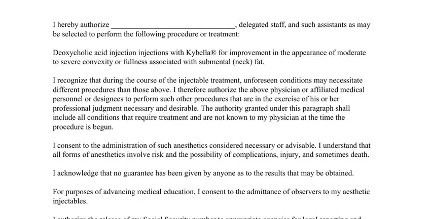 portion of empty spaces in kybella informed consent form