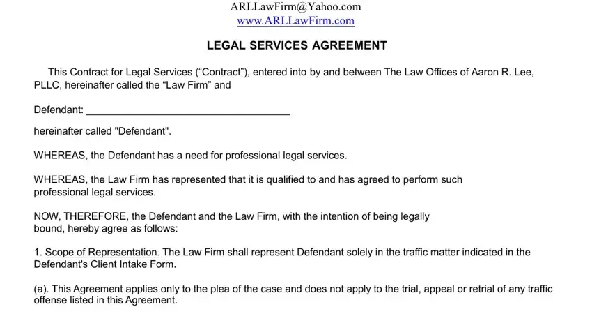 Entering details in client intake form for lawsuit part 4