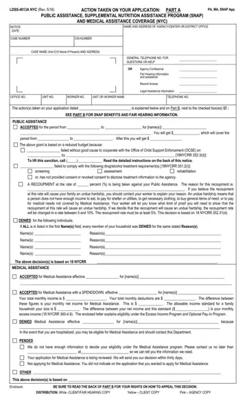 Ldss 4013A Form Preview